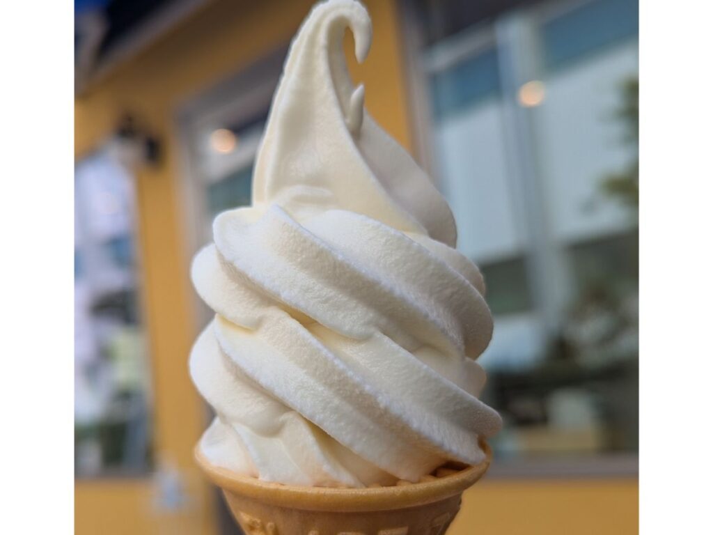 濃厚なソフトクリーム