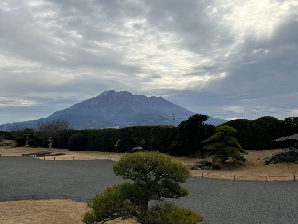 鹿児島の桜島の風景