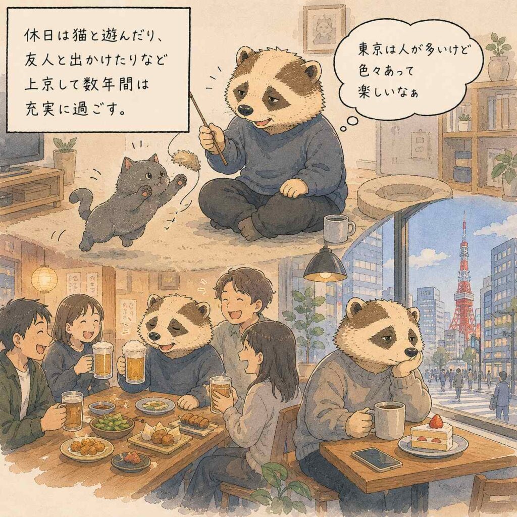 東京で暮らす会社員の日常